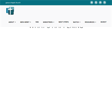Tablet Screenshot of gracechapelsanford.com